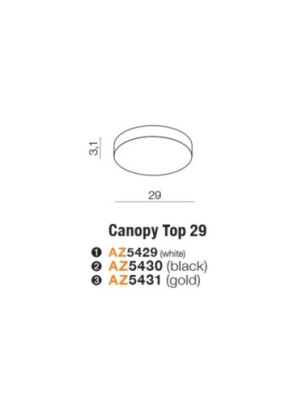 CANOPY TOP 29cm BK Złoty