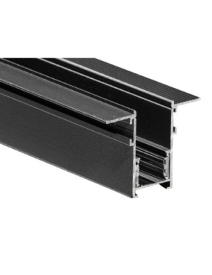 Alfa szynoprzewód dwufazowy magnetyczny profil TRACK MAGNETIC 52 GIPS1 + zaślepki końcowe Biały