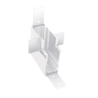 Alfa Złącze ścienne L do szyny magnetycznej dwufazowej ALFA TRACK MAGNETIC52 CORNER90 B GIPS1 WH Biały