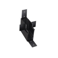 Alfa Złącze ścienne L do szyny magnetycznej dwufazowej ALFA TRACK MAGNETIC52 CORNER90 B GIPS1 WH Czarny