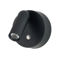 COMO ROUND WALL DIMM Czarny