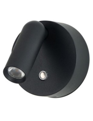 COMO ROUND WALL DIMM Czarny