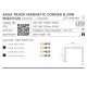 SAGA 30 TRACK MAGNETIC CORNER B  24W MILKY 120