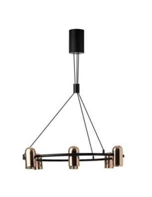 VIVI PENDANT 8 Czarny / Złoty