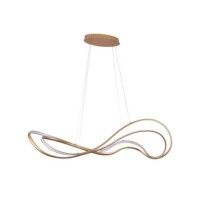 TWIST PENDANT 3-STEP DIMM BK Złoty