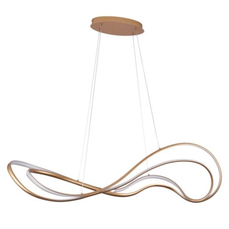 TWIST PENDANT 3-STEP DIMM BK Złoty