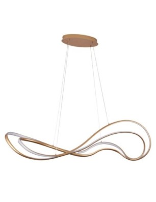 TWIST PENDANT 3-STEP DIMM BK Złoty