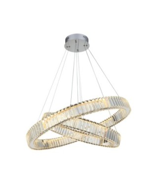 SPARK PENDANT 60+80 DIMM Chrom / kryształ