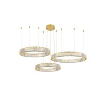 SPARK PENDANT 40+60+80 DIMM Złoty / kryształ