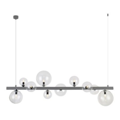 Komplet kloszy przezroczysty 10 BUBBLES GLASS SHADES SET 10 CLEAR