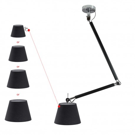 Lampa wisząca ZYTA M PENDANT chromowana