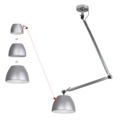 Lampa wisząca ZYTA M PENDANT aluminiowa