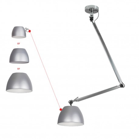 Lampa wisząca ZYTA M PENDANT aluminiowa