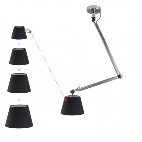 Lampa wisząca ZYTA S PENDANT aluminiowa