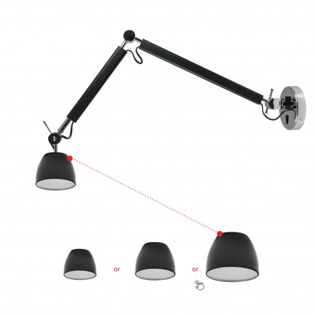 ZYTA WALL S chromowana - Nowoczesne lampy AZzardo