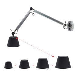 Lampa wisząca ZYTA WALL S aluminiowa