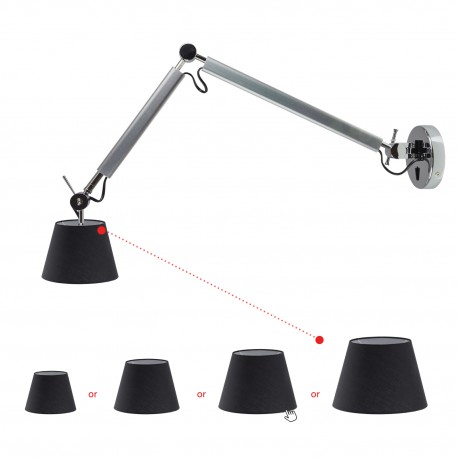 Lampa wisząca ZYTA WALL S aluminiowa