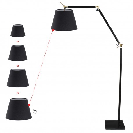 Lampa podłogowa ZYTA FLOOR złota