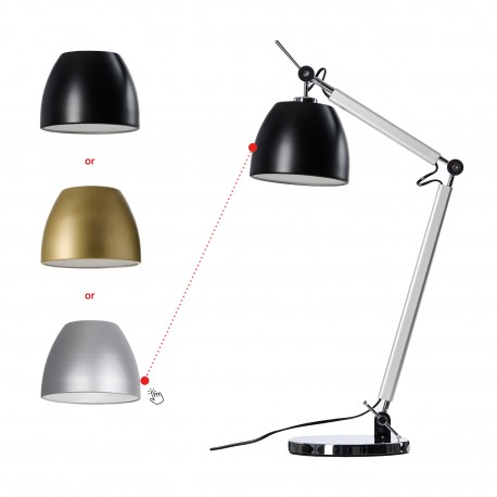 Lampa stołowa ZYTA S TABLE aluminiowa