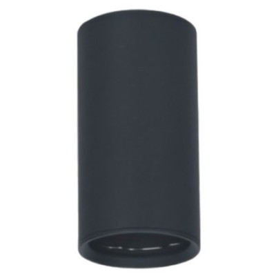 Klosz gładki LUCAS TUBE 9 Czarny