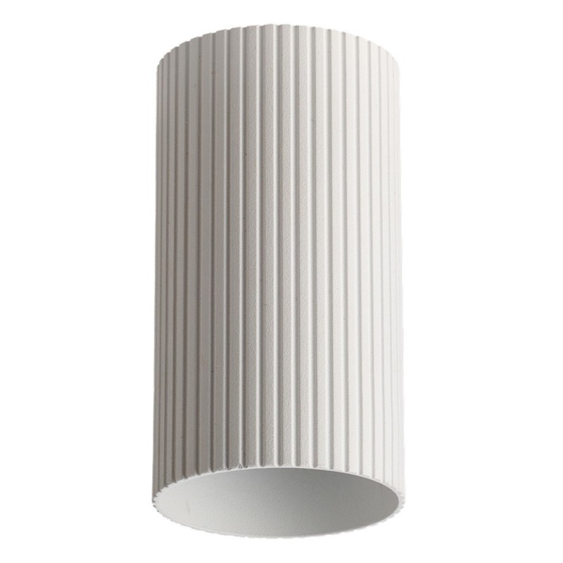 Klosz ryflowany LUCAS RIBBED TUBE 9 Biały