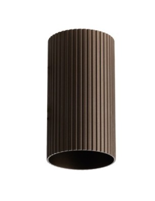 Klosz ryflowany LUCAS RIBBED TUBE 9 Brąz