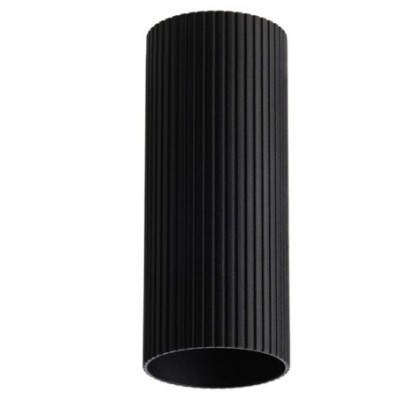 Klosz ryflowany LUCAS RIBBED TUBE 30 Czarny