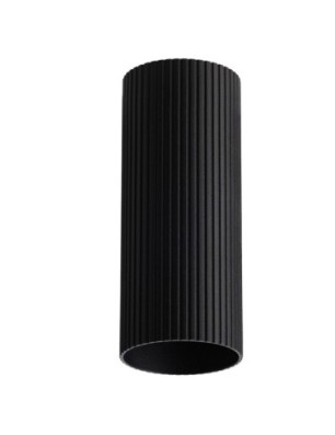 Klosz ryflowany LUCAS RIBBED TUBE 30 Czarny