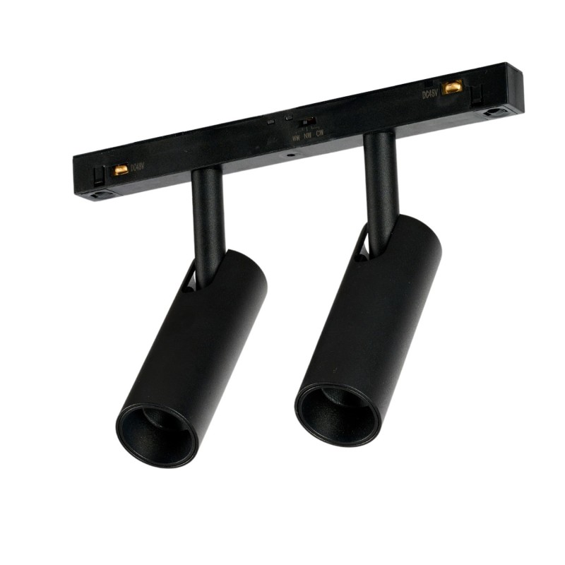 ALFA NIKO 2 TRACK MAGNETIC 2LINE 2X7W CCT SWITCH DIM BK