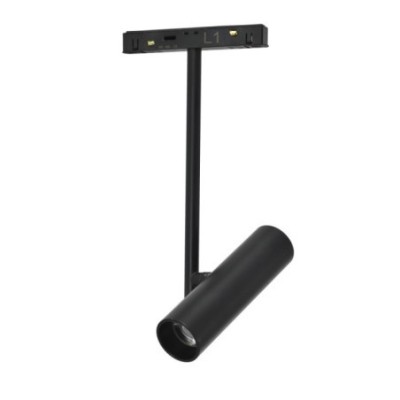 ALFA PORTO TRACK MAGNETIC 2LINE 12W CCT SWITCH DIM BK/BK