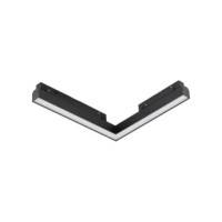 ALFA SAGA TRACK MAGNETIC 24W DALI CORNER A CCT DIMM BK