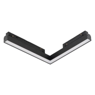 ALFA SAGA TRACK MAGNETIC 24W DALI CORNER A CCT DIMM BK