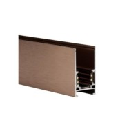 Alfa szynoprzewód dwufazowy magnetyczny profil TRACK MAGNETIC 52 ANODISED + ZAŚLEPKI KOŃCOWE Czekoladowy