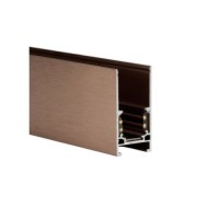 Alfa szynoprzewód dwufazowy magnetyczny profil TRACK MAGNETIC 52 ANODISED + ZAŚLEPKI KOŃCOWE Czekoladowy