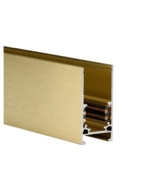 Alfa szynoprzewód dwufazowy magnetyczny profil TRACK MAGNETIC 52 ANODISED + ZAŚLEPKI KOŃCOWE Złoty