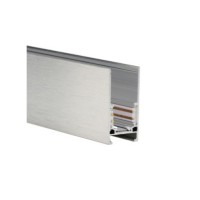 Alfa szynoprzewód dwufazowy magnetyczny profil TRACK MAGNETIC 52 ANODISED + ZAŚLEPKI KOŃCOWE Srebrny