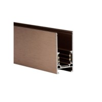 Alfa szynoprzewód dwufazowy magnetyczny profil TRACK MAGNETIC 52 ANODISED + ZAŚLEPKI KOŃCOWE Czekoladowy