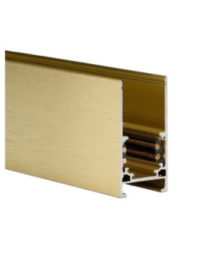 Alfa szynoprzewód dwufazowy magnetyczny profil TRACK MAGNETIC 52 ANODISED + ZAŚLEPKI KOŃCOWE Złoty