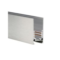 Alfa szynoprzewód dwufazowy magnetyczny profil TRACK MAGNETIC 52 ANODISED + ZAŚLEPKI KOŃCOWE Srebrny