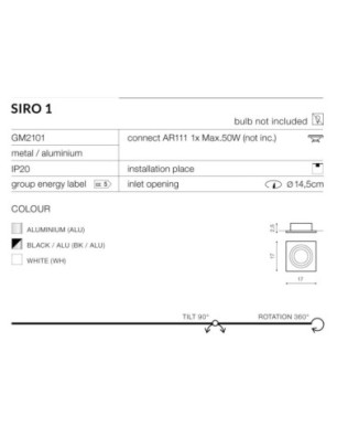 Siro 1 Czarny / Czarny