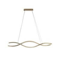 SPARK WAVES PENDANT 120 CCT DIMM + REMOTE CONTROL Złoty