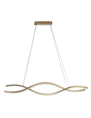 SPARK WAVES PENDANT 150 CCT DIMM + REMOTE CONTROL Złoty