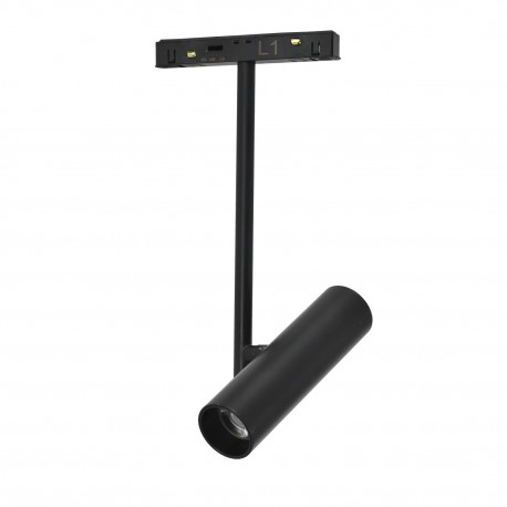 ALFA PORTO TRACK MAGNETIC 2LINE 12W CCT SWITCH DIM BK/BK