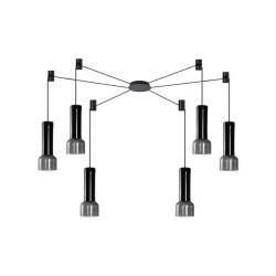 ZIKO 6 linki 3m gwint GU10 GLASS