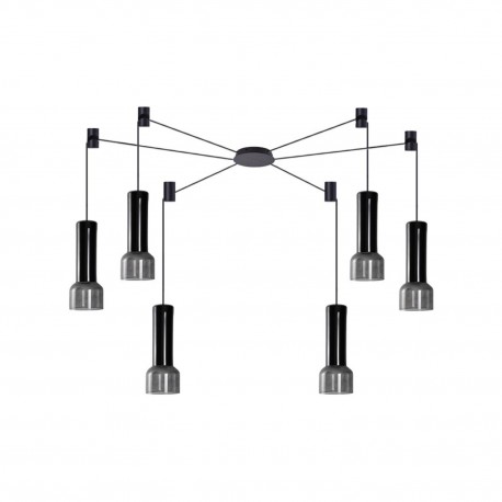 ZIKO 6 linki 3m gwint GU10 GLASS