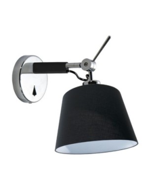 ZYTA WALL XS chromowana Czarny