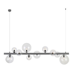 Komplet kloszy przezroczysty 10 BUBBLES GLASS SHADES SET 10 CLEAR