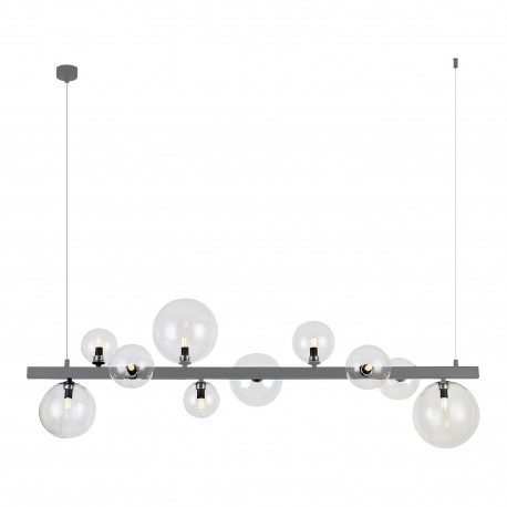 Komplet kloszy przezroczysty 10 BUBBLES GLASS SHADES SET 10 CLEAR