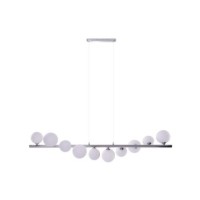 SYBILLA 10 PENDANT Biały/ chrom