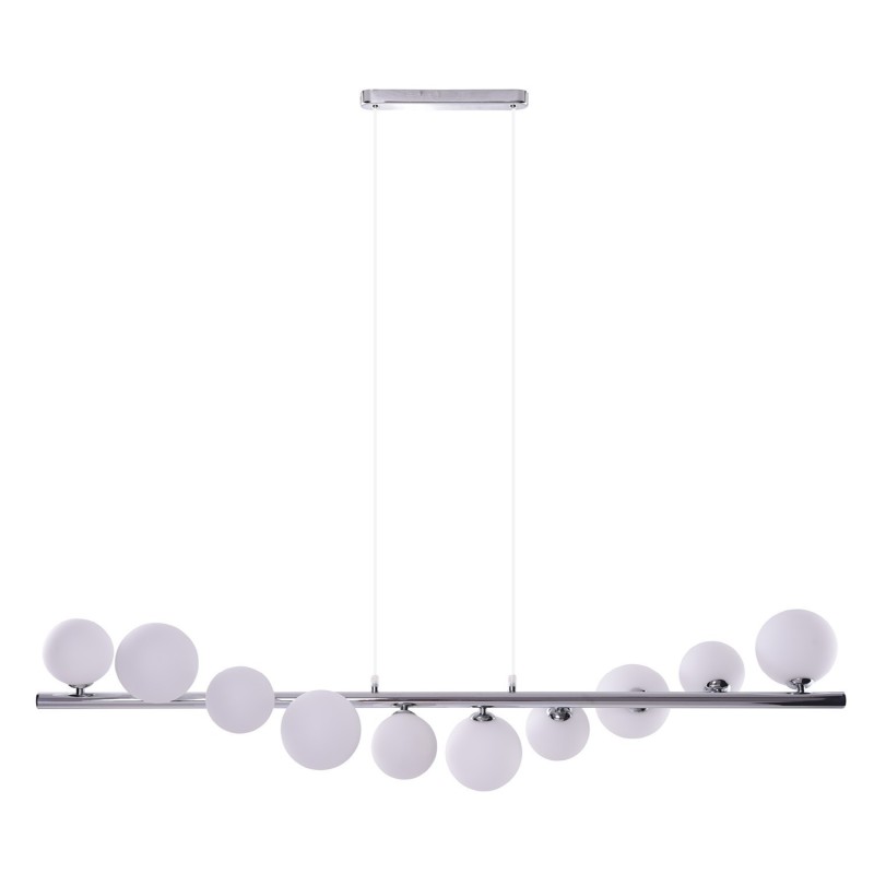 SYBILLA 10 PENDANT Biały/ chrom